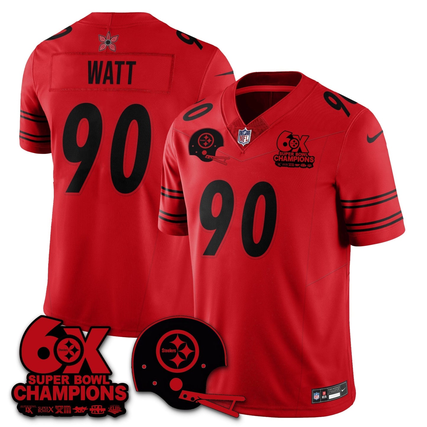 PIT 'Stranger Things Edition' Vapor Limited Jersey - All Stitched-DTD
