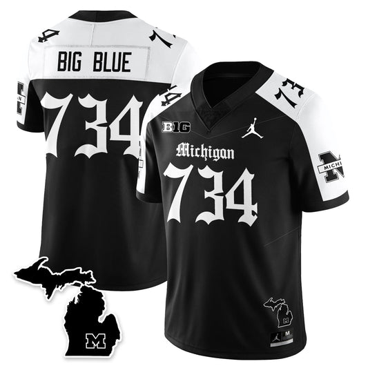MICH Gothic Vapor Limited Football Jersey - All Stitched-DTD