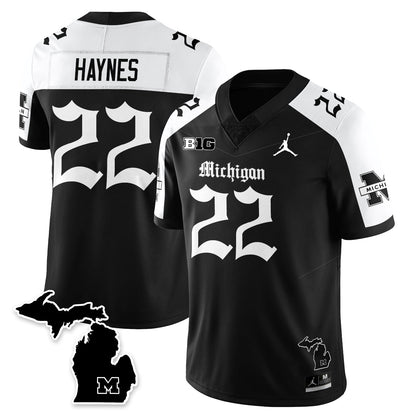 MICH Gothic Vapor Limited Football Jersey - All Stitched-DTD