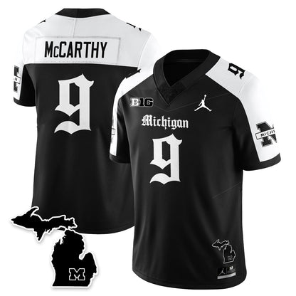 MICH Gothic Vapor Limited Football Jersey - All Stitched-DTD