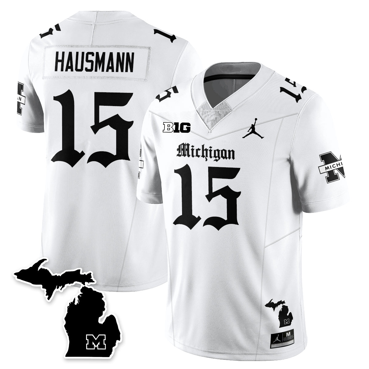 MICH Gothic Vapor Limited Football Jersey - All Stitched-DTD