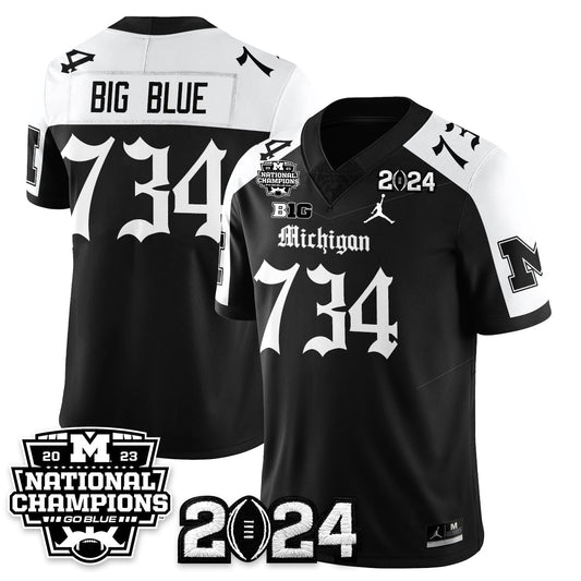 MICH Gothic 2023 National Champions Vapor Limited Football Jersey - All Stitched-DTD