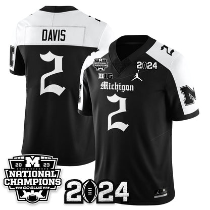 MICH Gothic 2023 National Champions Vapor Limited Football Jersey - All Stitched-DTD