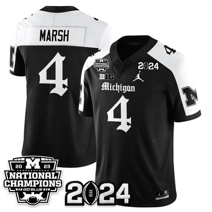 MICH Gothic 2023 National Champions Vapor Limited Football Jersey - All Stitched-DTD