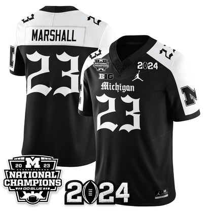 MICH Gothic 2023 National Champions Vapor Limited Football Jersey - All Stitched-DTD