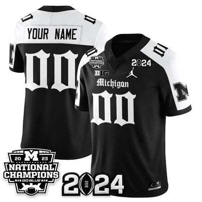 MICH Gothic 2023 National Champions Vapor Limited Football Jersey - All Stitched-DTD