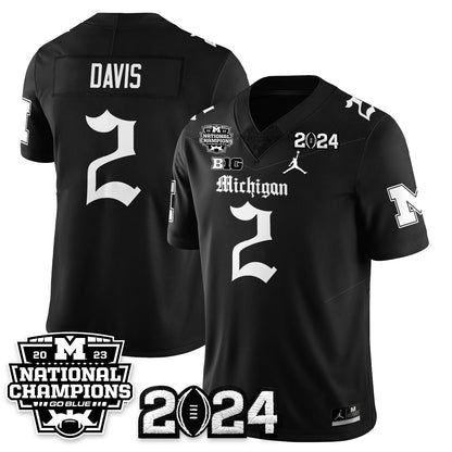 MICH Gothic 2023 National Champions Vapor Limited Football Jersey - All Stitched-DTD