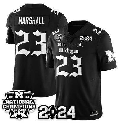 MICH Gothic 2023 National Champions Vapor Limited Football Jersey - All Stitched-DTD