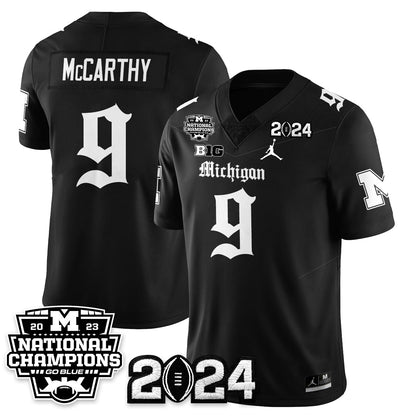 MICH Gothic 2023 National Champions Vapor Limited Football Jersey - All Stitched-DTD