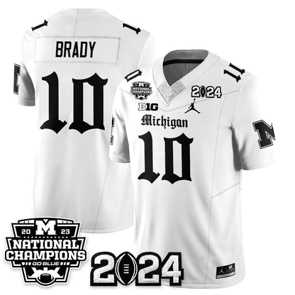 MICH Gothic 2023 National Champions Vapor Limited Football Jersey - All Stitched-DTD