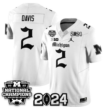 MICH Gothic 2023 National Champions Vapor Limited Football Jersey - All Stitched-DTD
