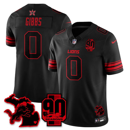 DET 'Stranger Things Edition' Vapor Limited Jersey - All Stitched-DTD