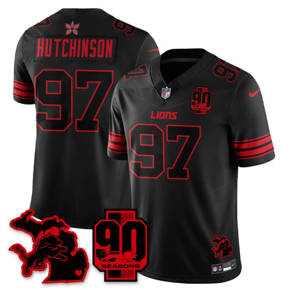 DET 'Stranger Things Edition' Vapor Limited Jersey - All Stitched-DTD