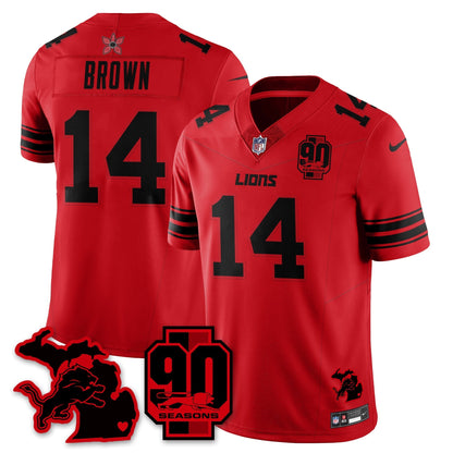 DET 'Stranger Things Edition' Vapor Limited Jersey - All Stitched-DTD