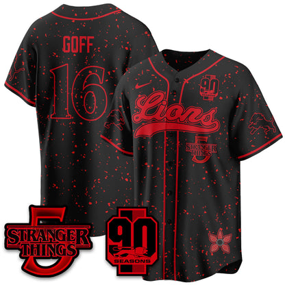 DET 'Stranger Things Edition' Vapor Limited Baseball Jersey - All Stitched-DTD