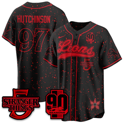 DET 'Stranger Things Edition' Vapor Limited Baseball Jersey - All Stitched-DTD