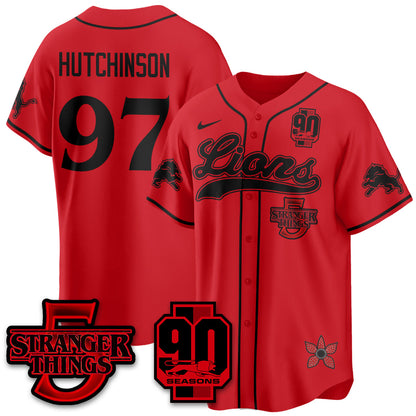 DET 'Stranger Things Edition' Vapor Limited Baseball Jersey - All Stitched-DTD