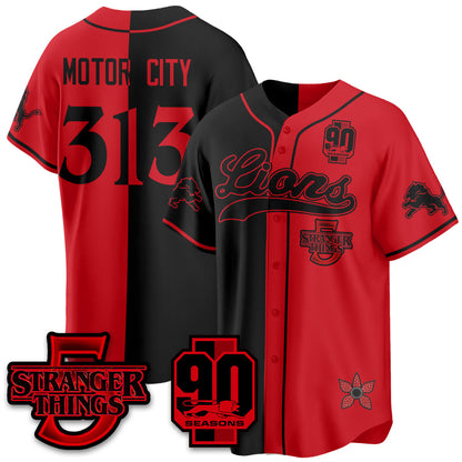 DET 'Stranger Things Edition' Vapor Limited Baseball Jersey - All Stitched-DTD