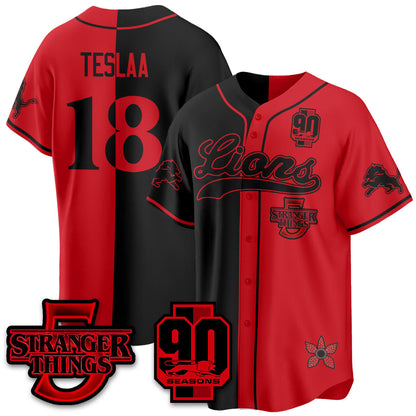 DET 'Stranger Things Edition' Vapor Limited Baseball Jersey - All Stitched-DTD