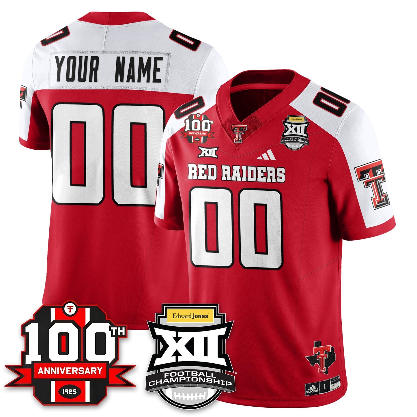 Custom TTRR Football Vapor Limited Jersey - Edward Jones Champions - All Stitched-DTD