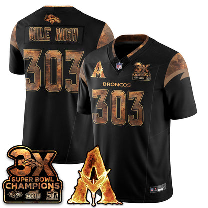 DEN x Avatar 3 Fire and Ash Jersey V2 - Stitched-DTD
