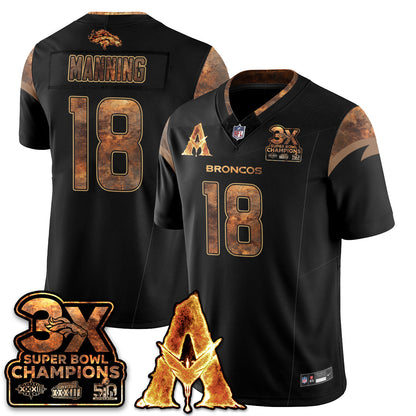 DEN x Avatar 3 Fire and Ash Jersey V2 - Stitched-DTD