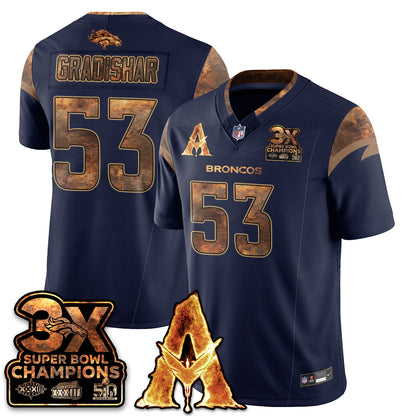 DEN x Avatar 3 Fire and Ash Jersey V2 - Stitched-DTD