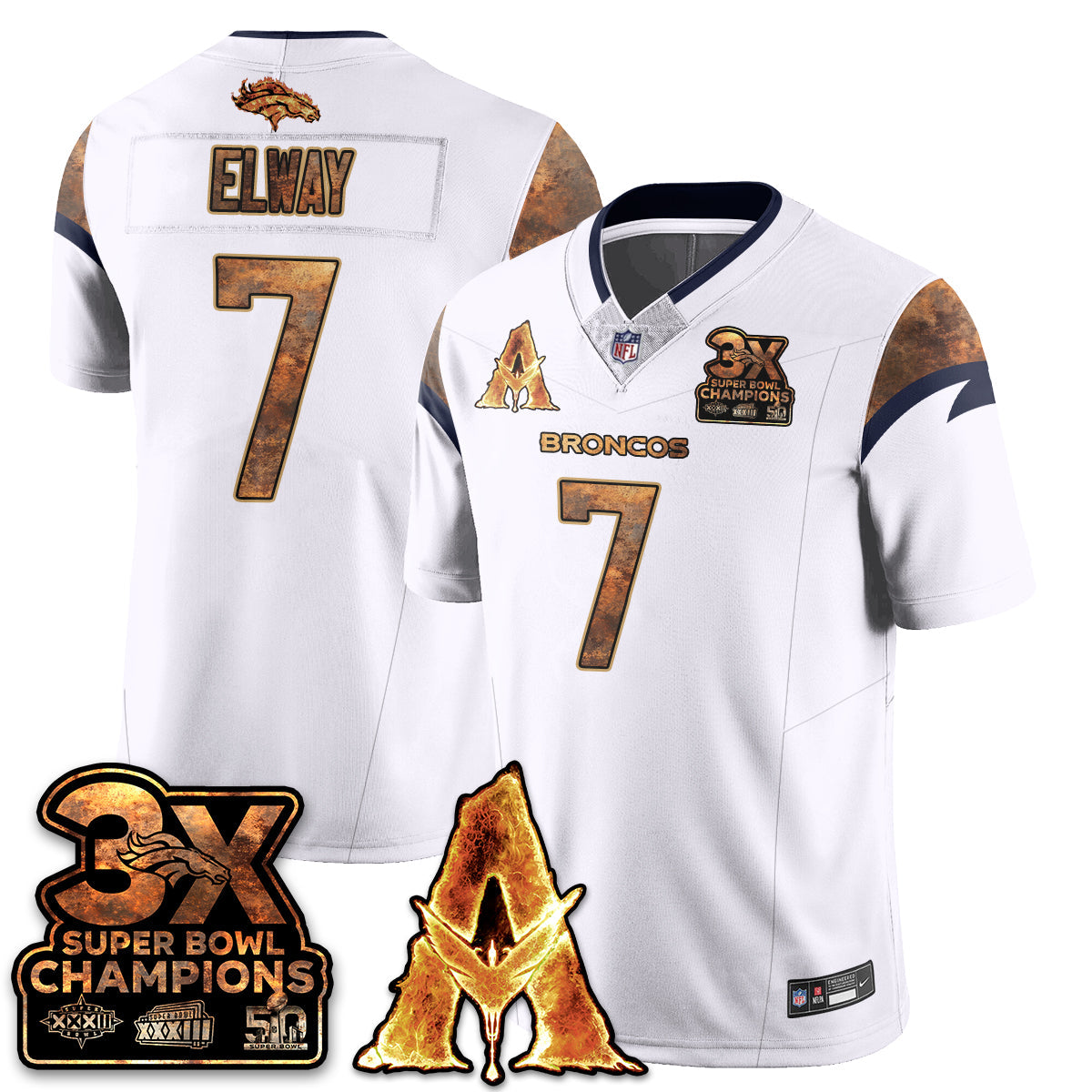 DEN x Avatar 3 Fire and Ash Jersey V2 - Stitched-DTD