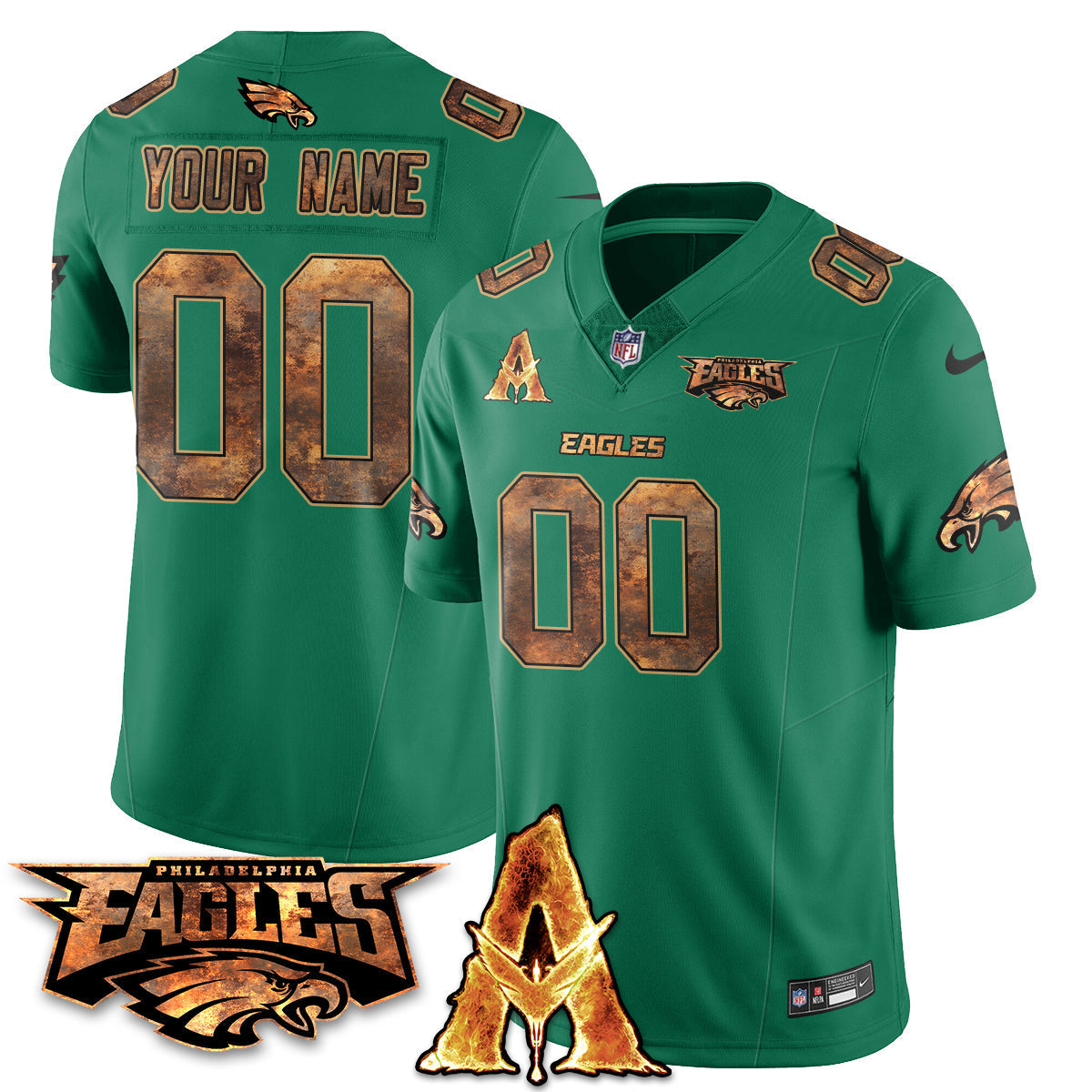PHI x Avatar 3 Fire and Ash Jersey V2 - Stitched-DTD