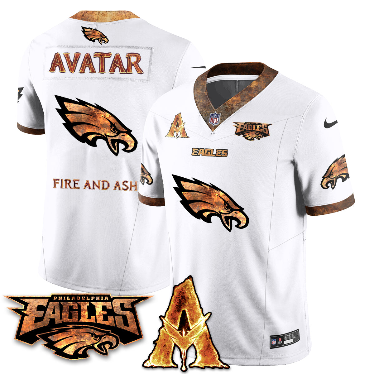 PHI x Avatar 3 Fire and Ash Jersey V2 - Stitched-DTD
