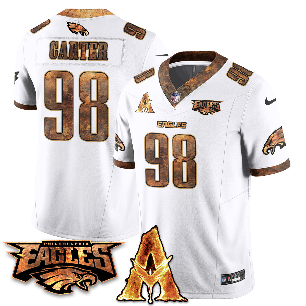 PHI x Avatar 3 Fire and Ash Jersey V2 - Stitched-DTD