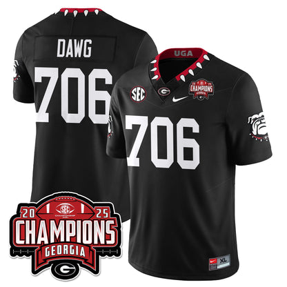 UGA Vapor Limited Jersey - SEC Football Champions - All Stitched-DTD
