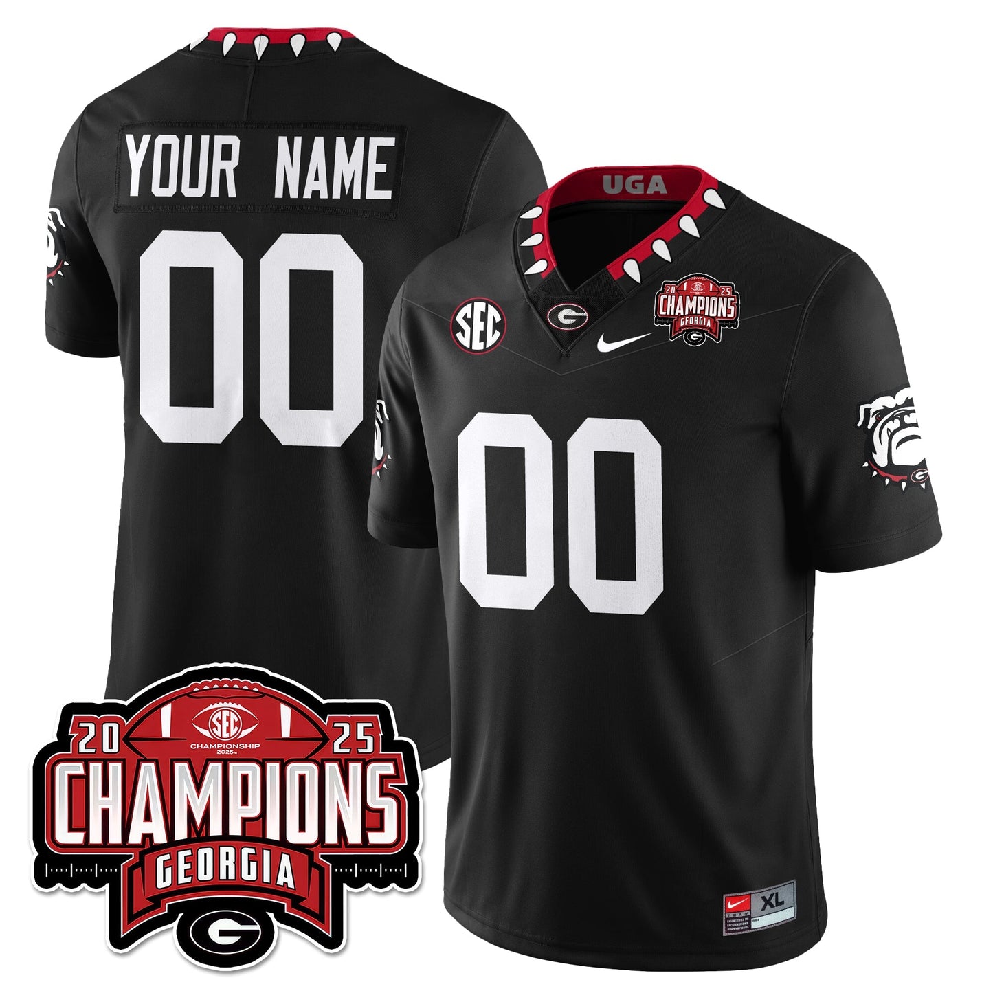UGA Vapor Limited Jersey - SEC Football Champions - All Stitched-DTD