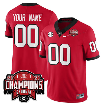 Custom UGA Vapor Limited Jersey - SEC Football Champions - All Stitched-DTD