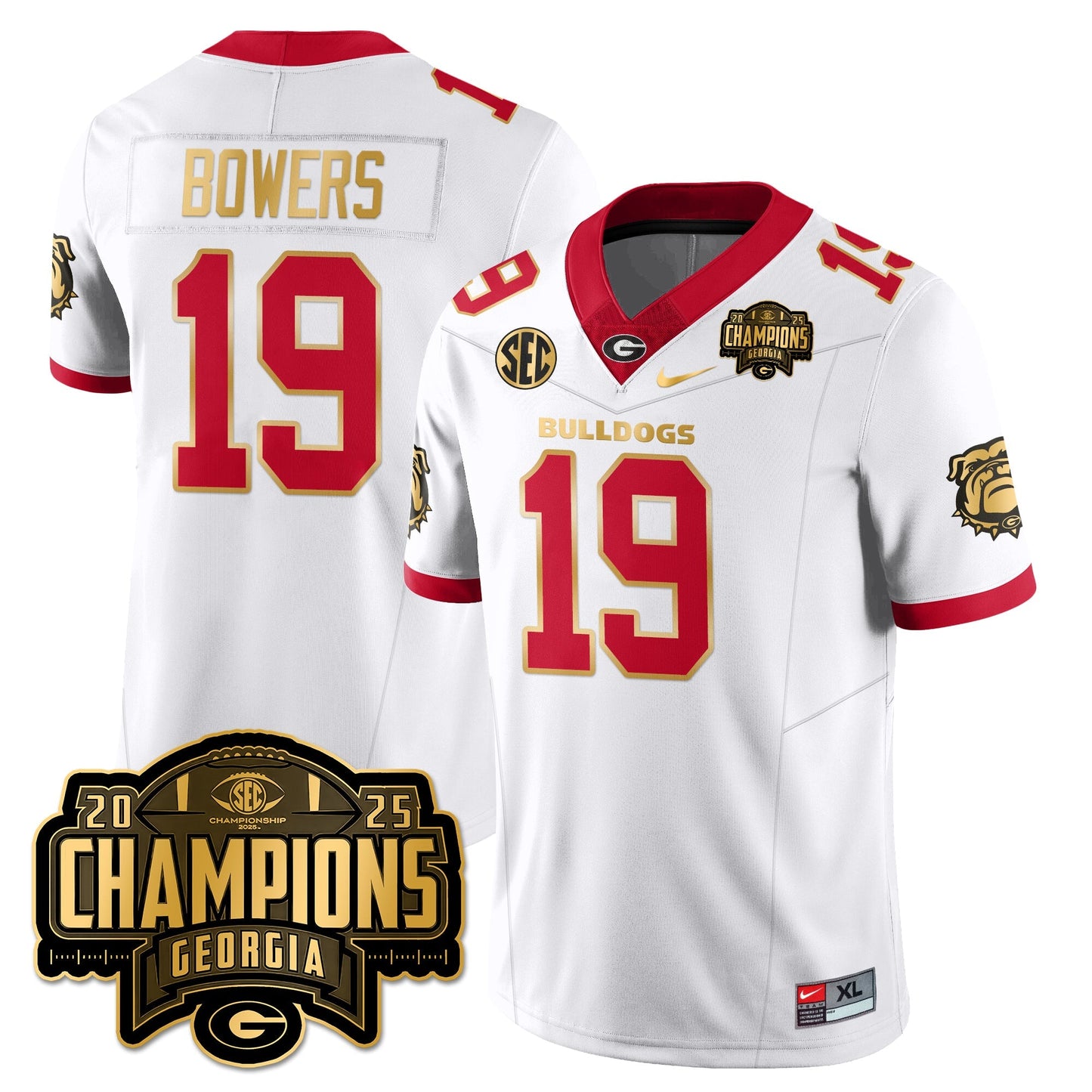 UGA Vapor Limited Jersey - SEC Football Champions - All Stitched-DTD