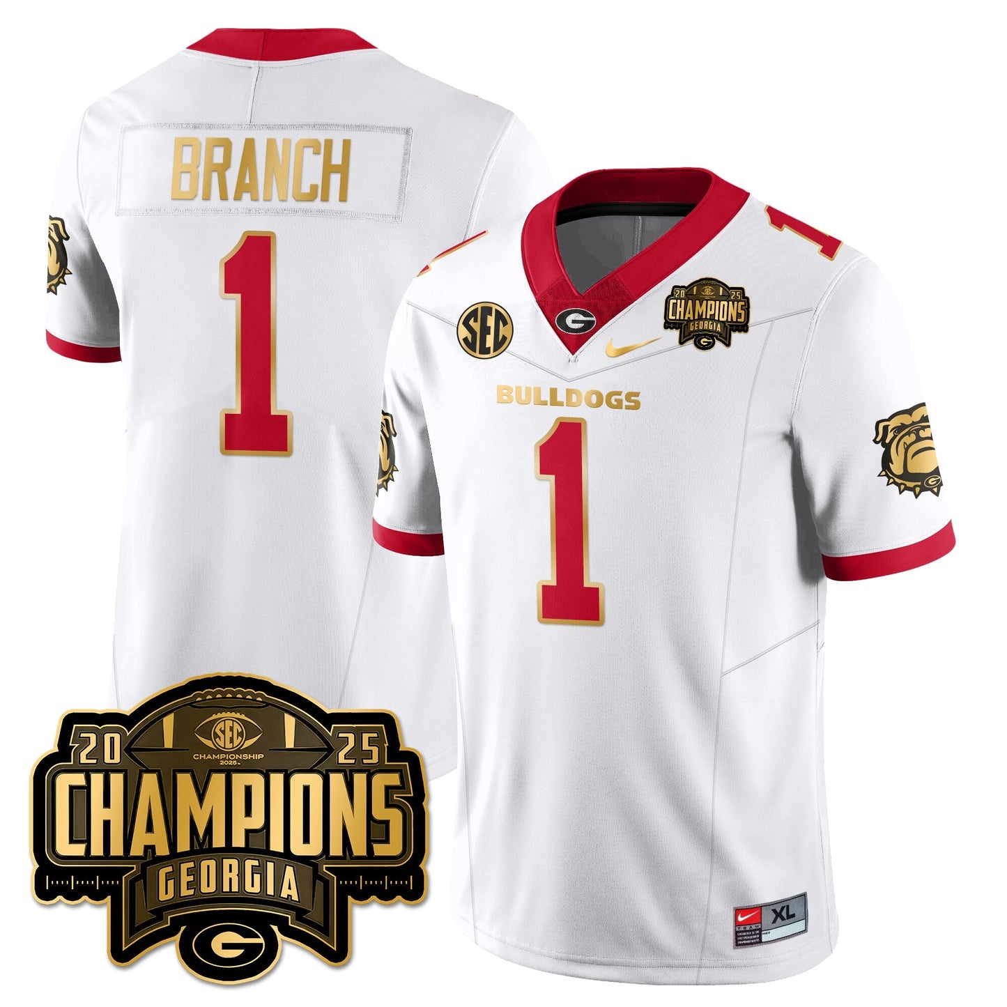 UGA Vapor Limited Jersey - SEC Football Champions - All Stitched-DTD
