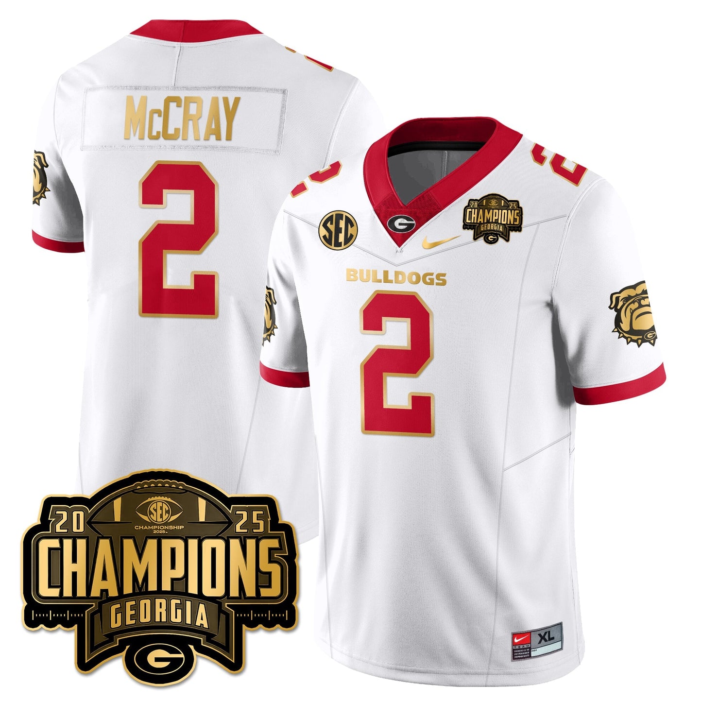 UGA Vapor Limited Jersey - SEC Football Champions - All Stitched-DTD