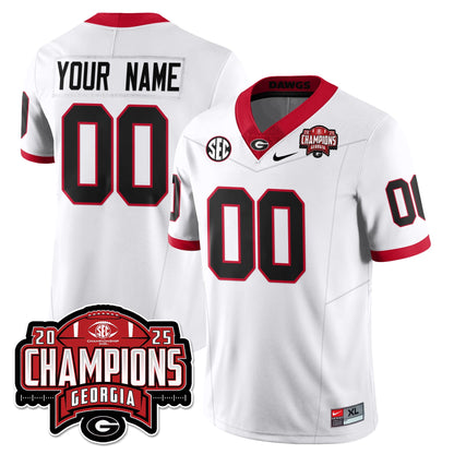 Custom UGA Vapor Limited Jersey - SEC Football Champions - All Stitched-DTD