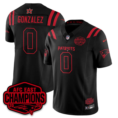NE 'Stranger Things' AFC East Division Champions Vapor Limited Jersey - All Stitched-DTD