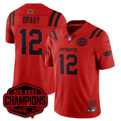 NE 'Stranger Things' AFC East Division Champions Vapor Limited Jersey - All Stitched-DTD