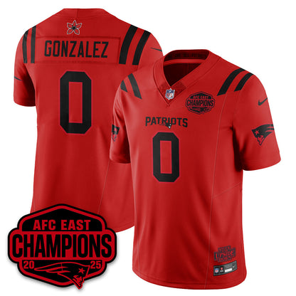 NE 'Stranger Things' AFC East Division Champions Vapor Limited Jersey - All Stitched-DTD