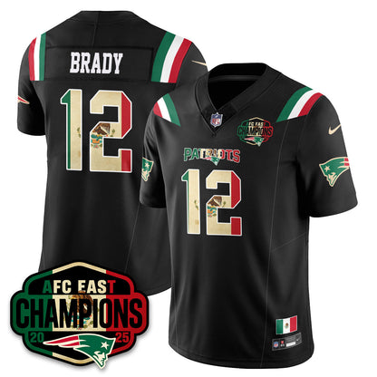 NE Mexico AFC East Division Champions Vapor Limited Jersey - All Stitched-DTD