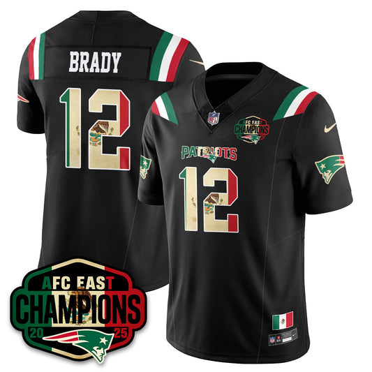 NE Mexico AFC East Division Champions Vapor Limited Jersey - All Stitched-DTD