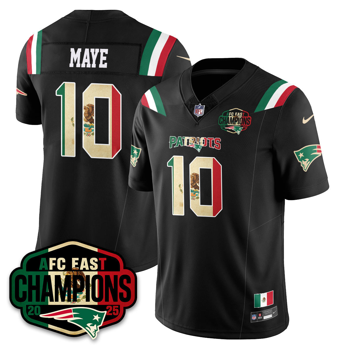 NE Mexico AFC East Division Champions Vapor Limited Jersey - All Stitched-DTD