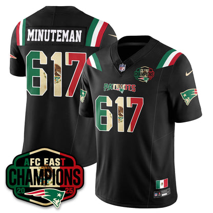NE Mexico AFC East Division Champions Vapor Limited Jersey - All Stitched-DTD