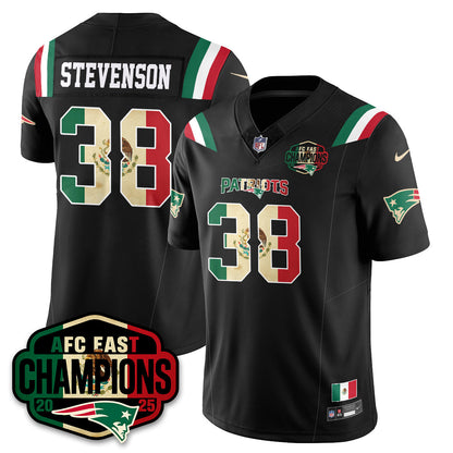 NE Mexico AFC East Division Champions Vapor Limited Jersey - All Stitched-DTD