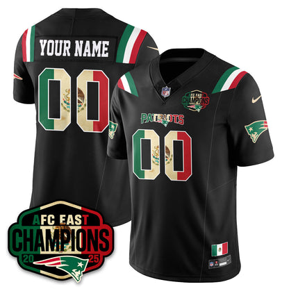 NE Mexico AFC East Division Champions Vapor Limited Jersey - All Stitched-DTD