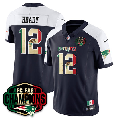 NE Mexico AFC East Division Champions Vapor Limited Jersey - All Stitched-DTD