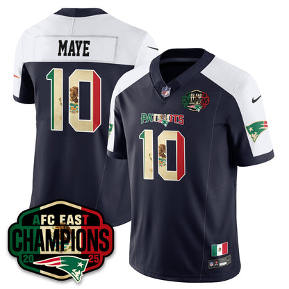 NE Mexico AFC East Division Champions Vapor Limited Jersey - All Stitched-DTD
