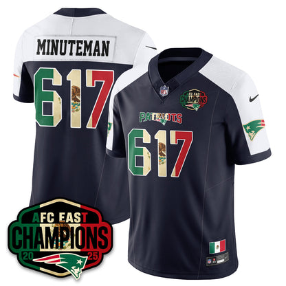 NE Mexico AFC East Division Champions Vapor Limited Jersey - All Stitched-DTD